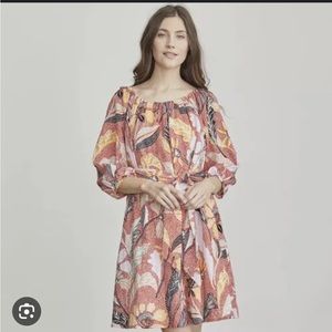 Elizabeth and James Print Dress